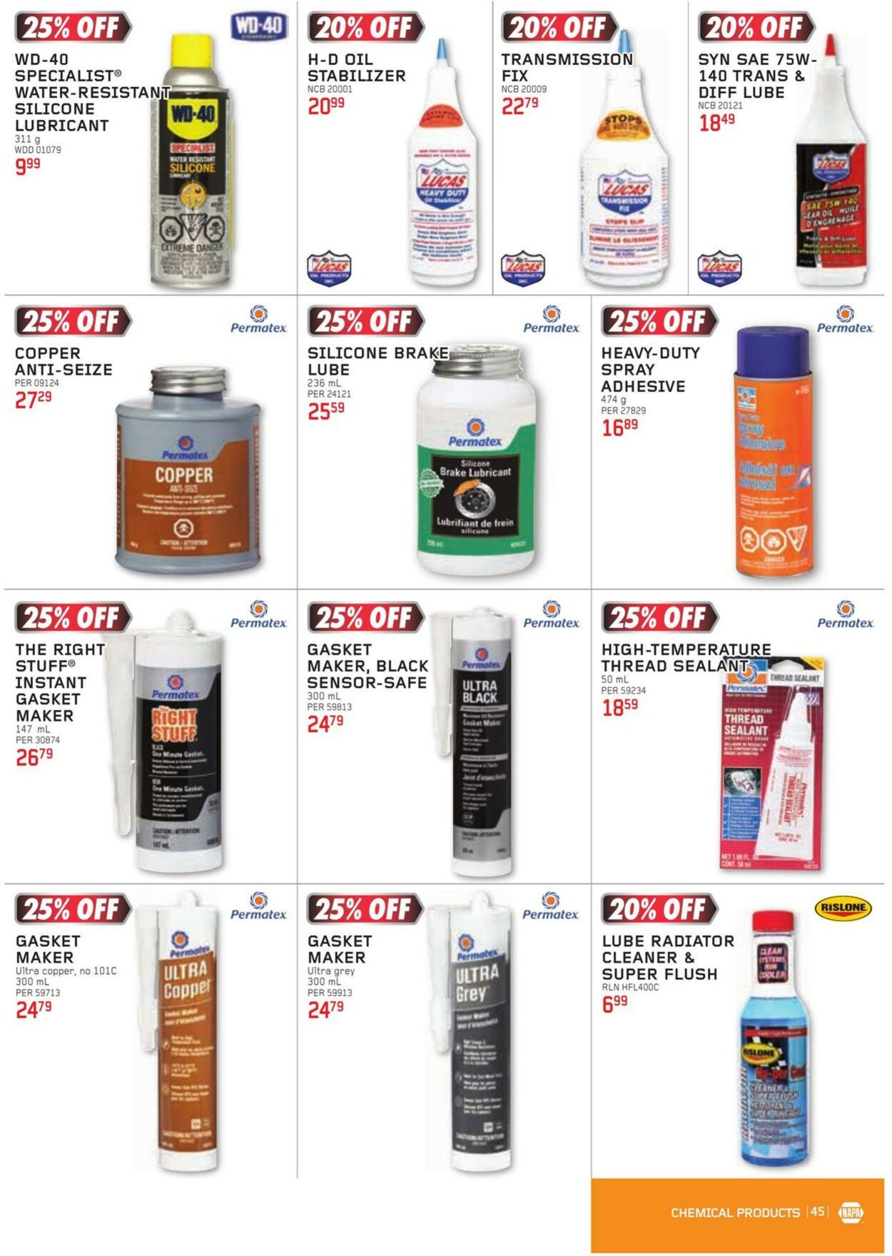 Flyer NAPA Auto Parts 01.07.2023 - 30.09.2023