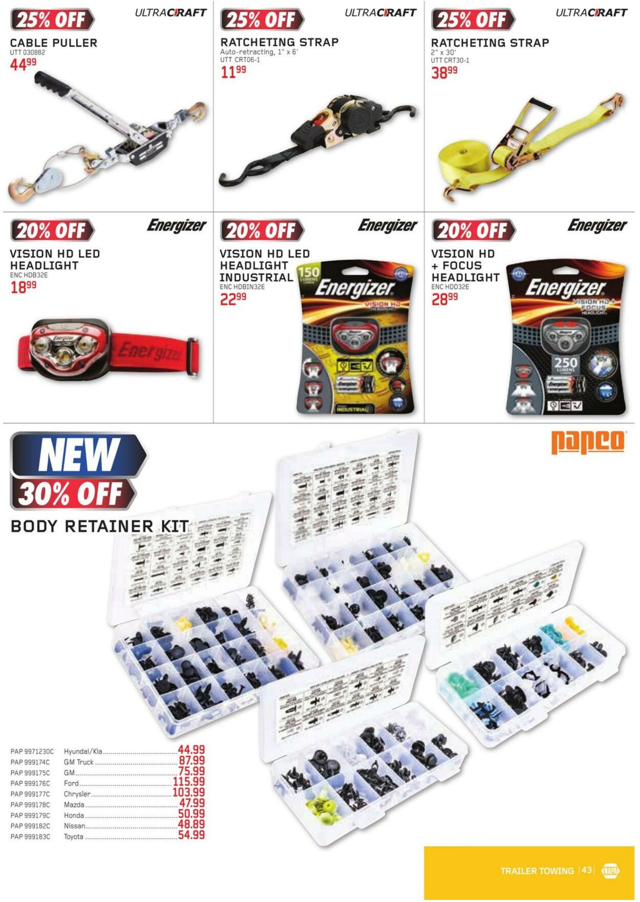 Flyer NAPA Auto Parts 01.07.2023 - 30.09.2023