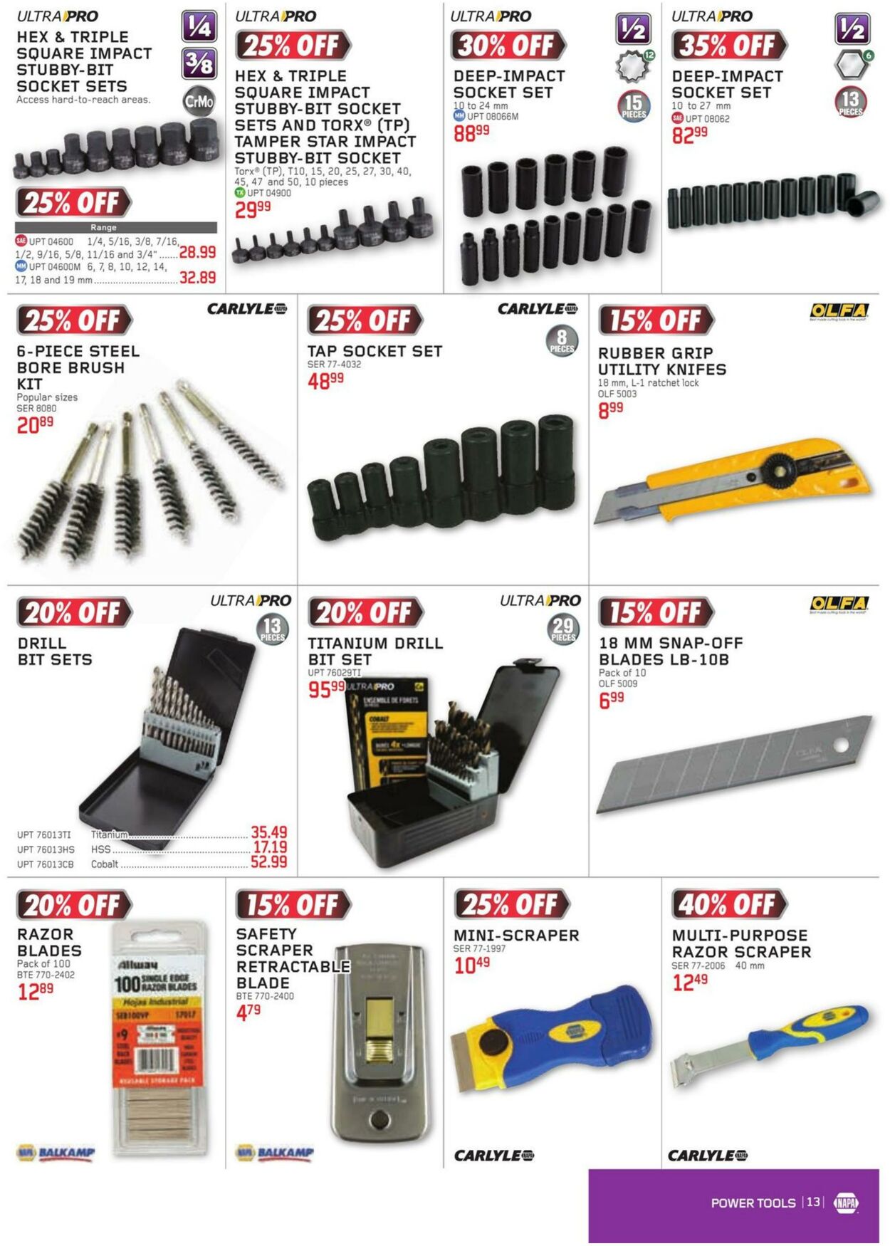 Flyer NAPA Auto Parts 01.07.2023 - 30.09.2023