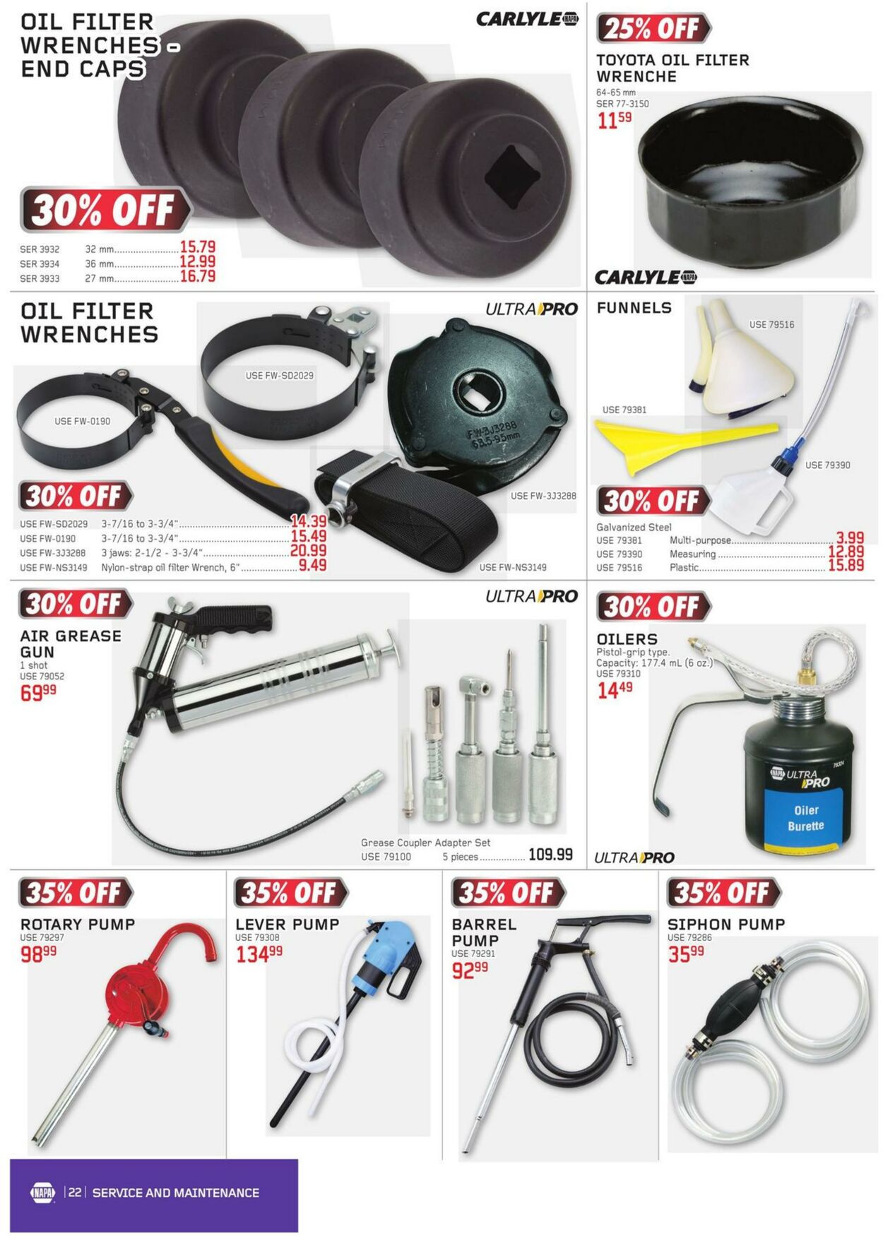 Flyer NAPA Auto Parts 01.01.2024 - 31.03.2024