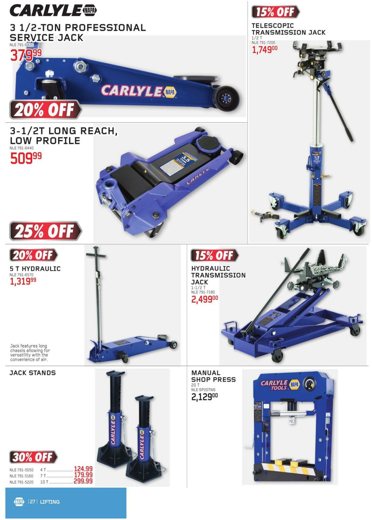 Flyer NAPA Auto Parts 01.01.2024 - 31.03.2024