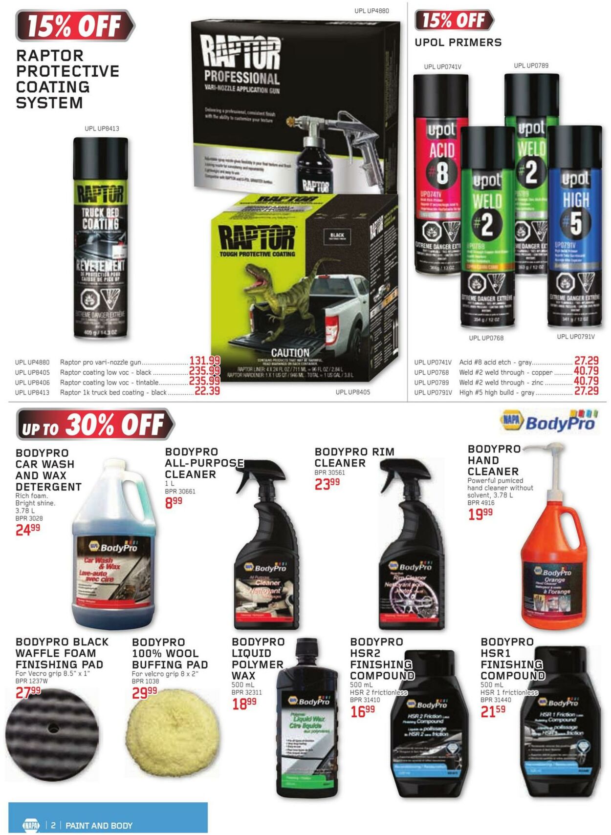 Flyer NAPA Auto Parts 01.07.2023 - 30.09.2023