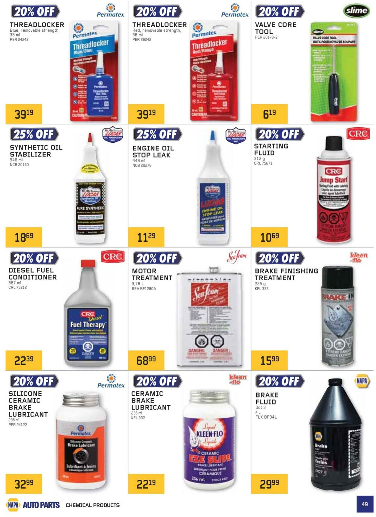 Flyer NAPA Auto Parts 01.01.2025 - 31.03.2025