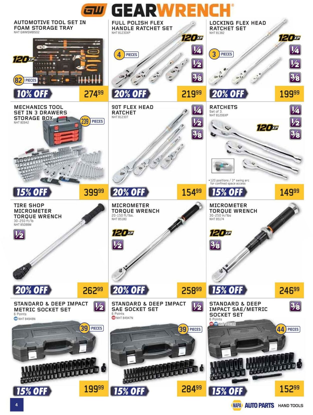 Flyer NAPA Auto Parts 01.01.2025 - 31.03.2025