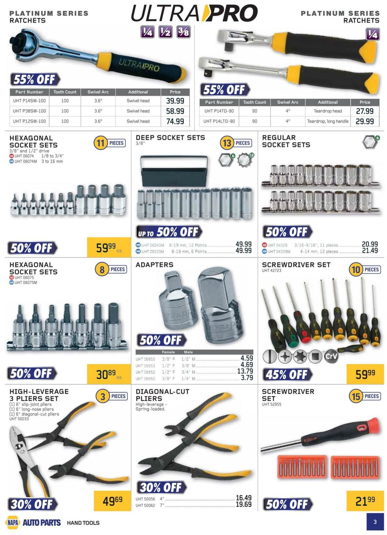 Flyer NAPA Auto Parts 01.01.2025 - 31.03.2025