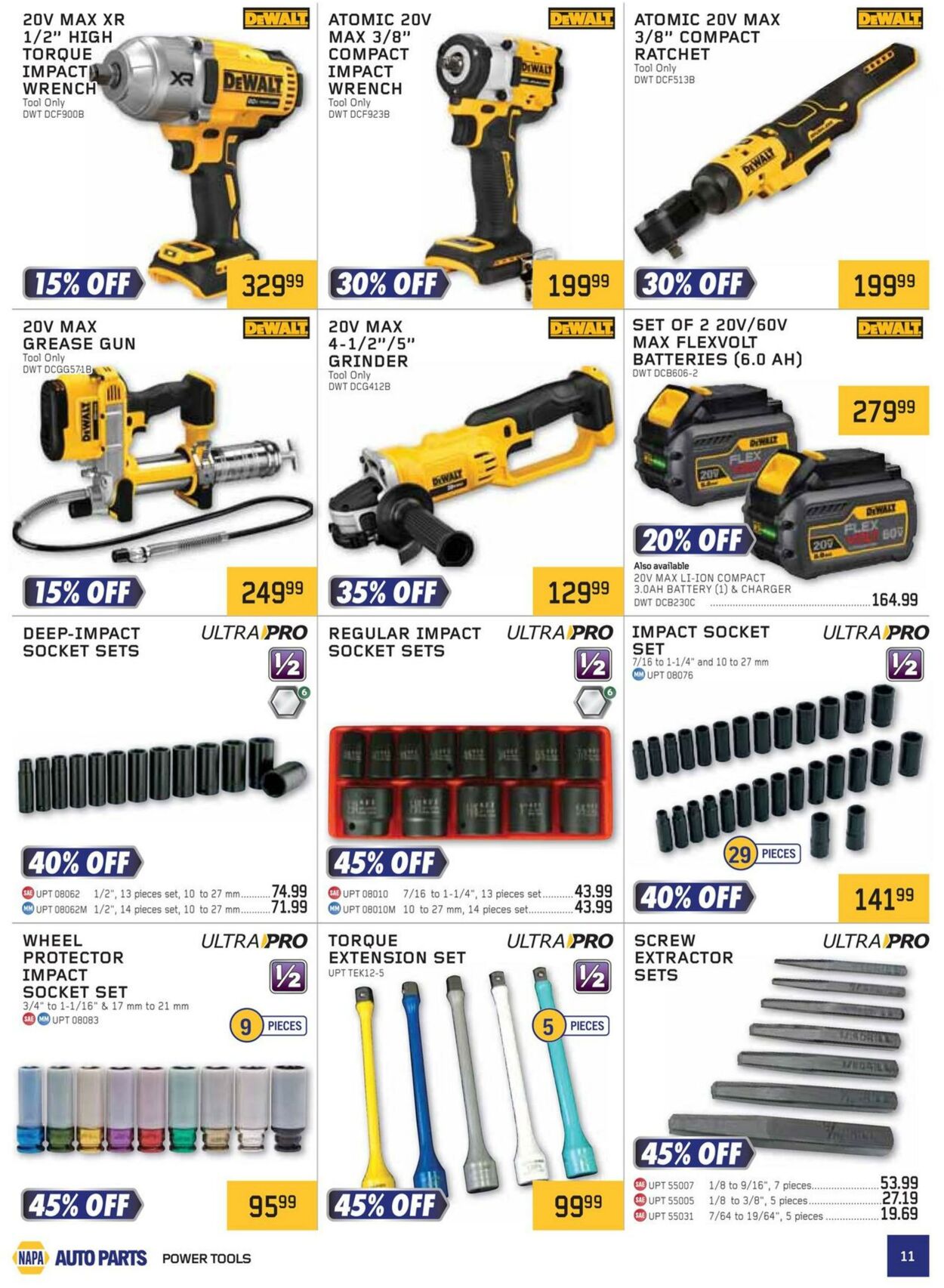 Flyer NAPA Auto Parts 01.01.2025 - 31.03.2025