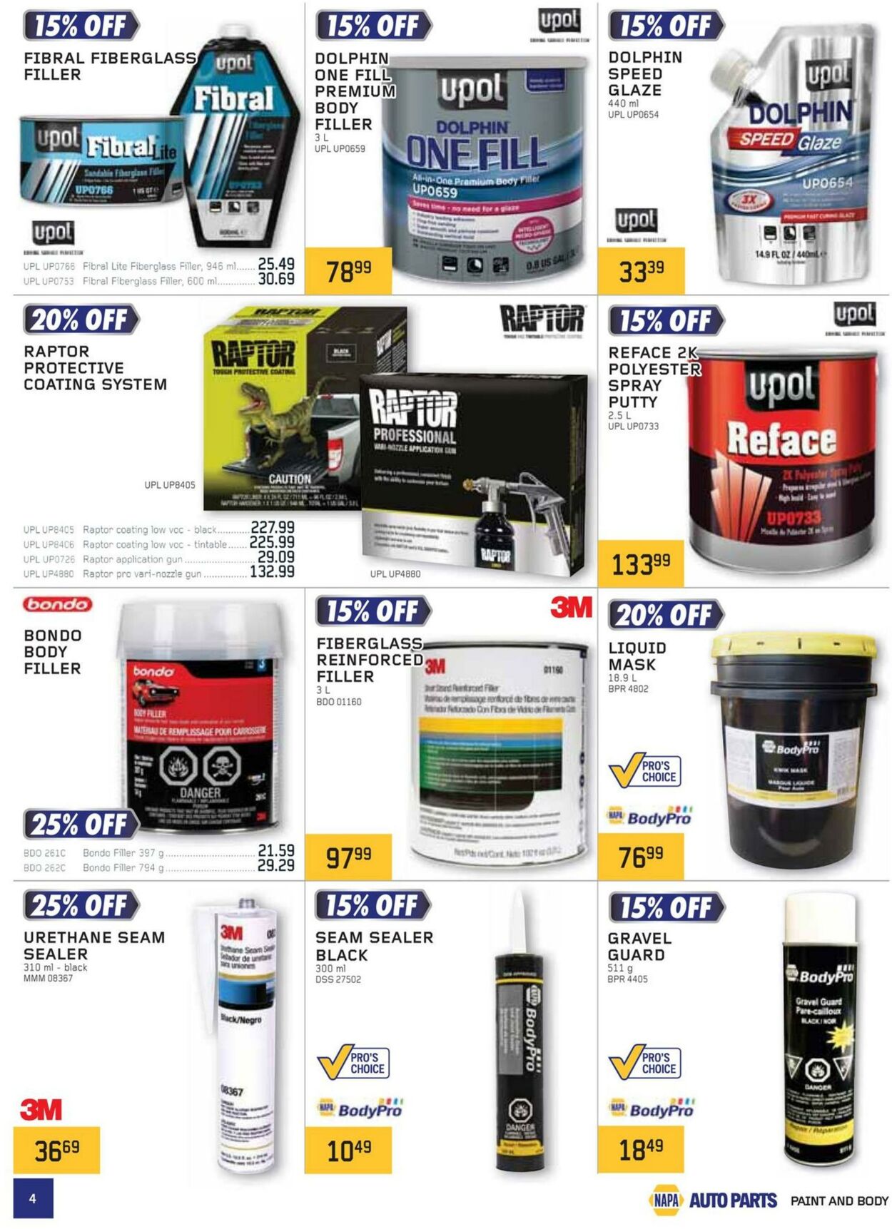 Flyer NAPA Auto Parts 01.01.2025 - 31.03.2025