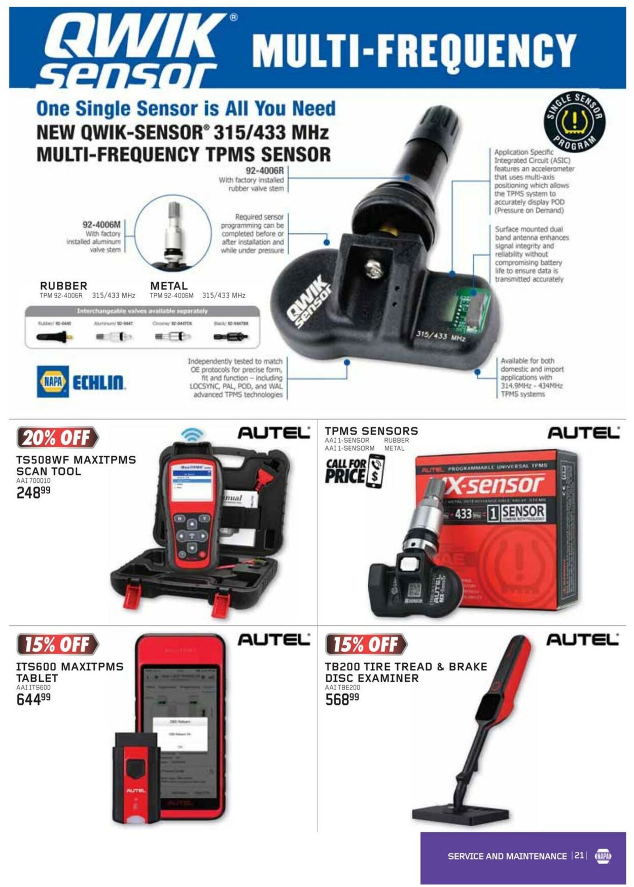 Flyer NAPA Auto Parts 01.08.2024 - 30.09.2024