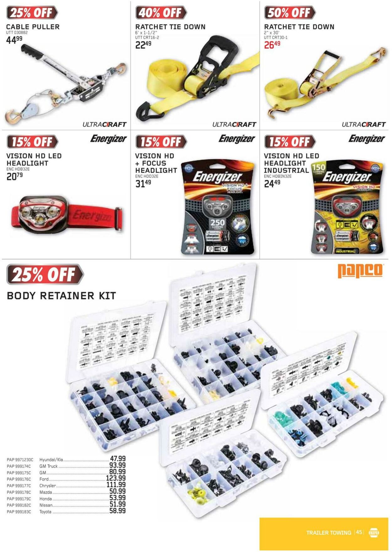 Flyer NAPA Auto Parts 01.08.2024 - 30.09.2024