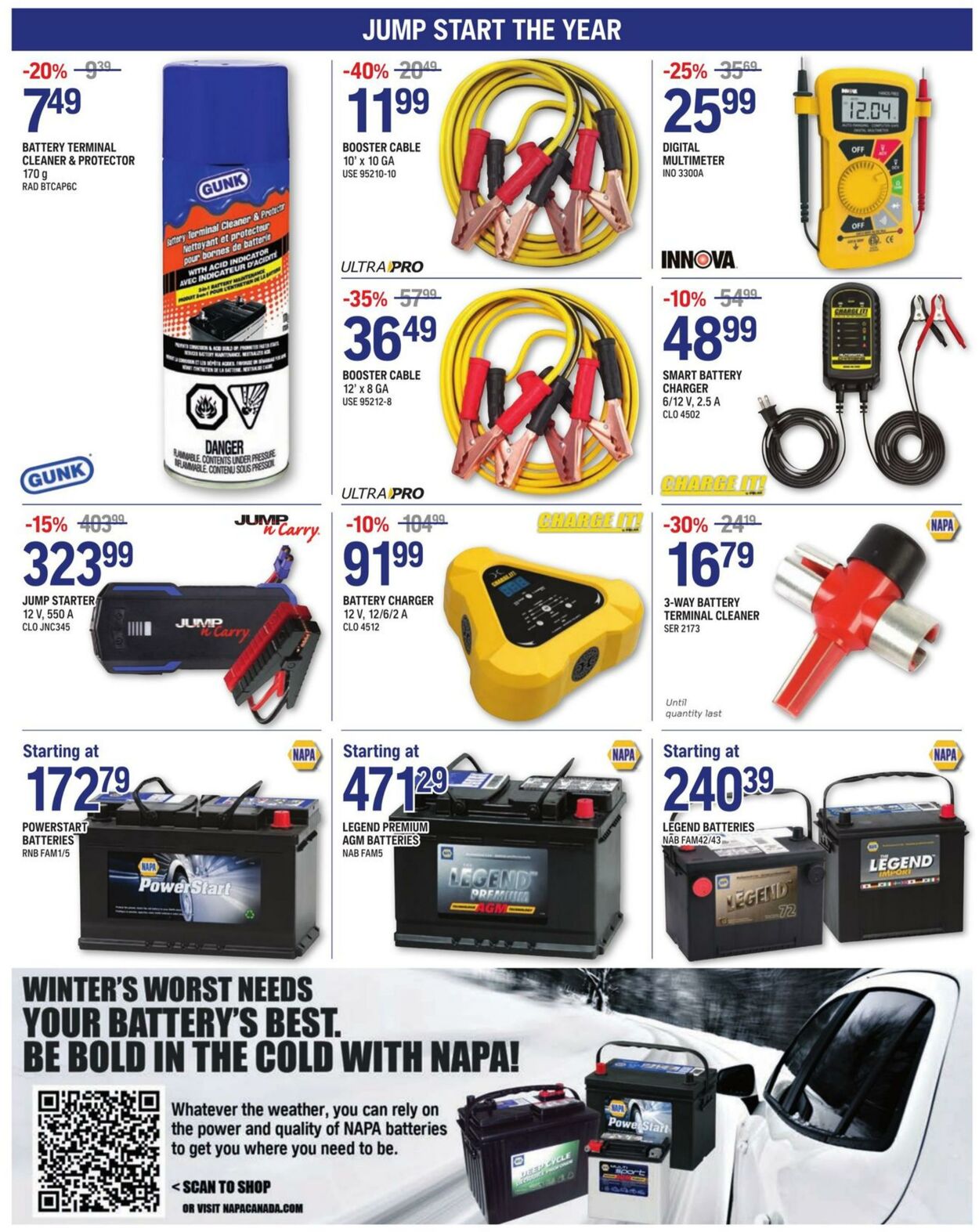 Flyer NAPA Auto Parts 01.01.2025 - 28.02.2025