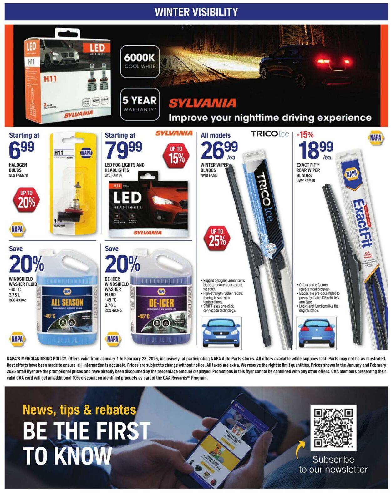 Flyer NAPA Auto Parts 01.01.2025 - 28.02.2025