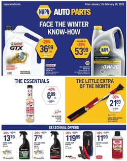 Flyer NAPA Auto Parts 17.01.2024 - 01.01.2025