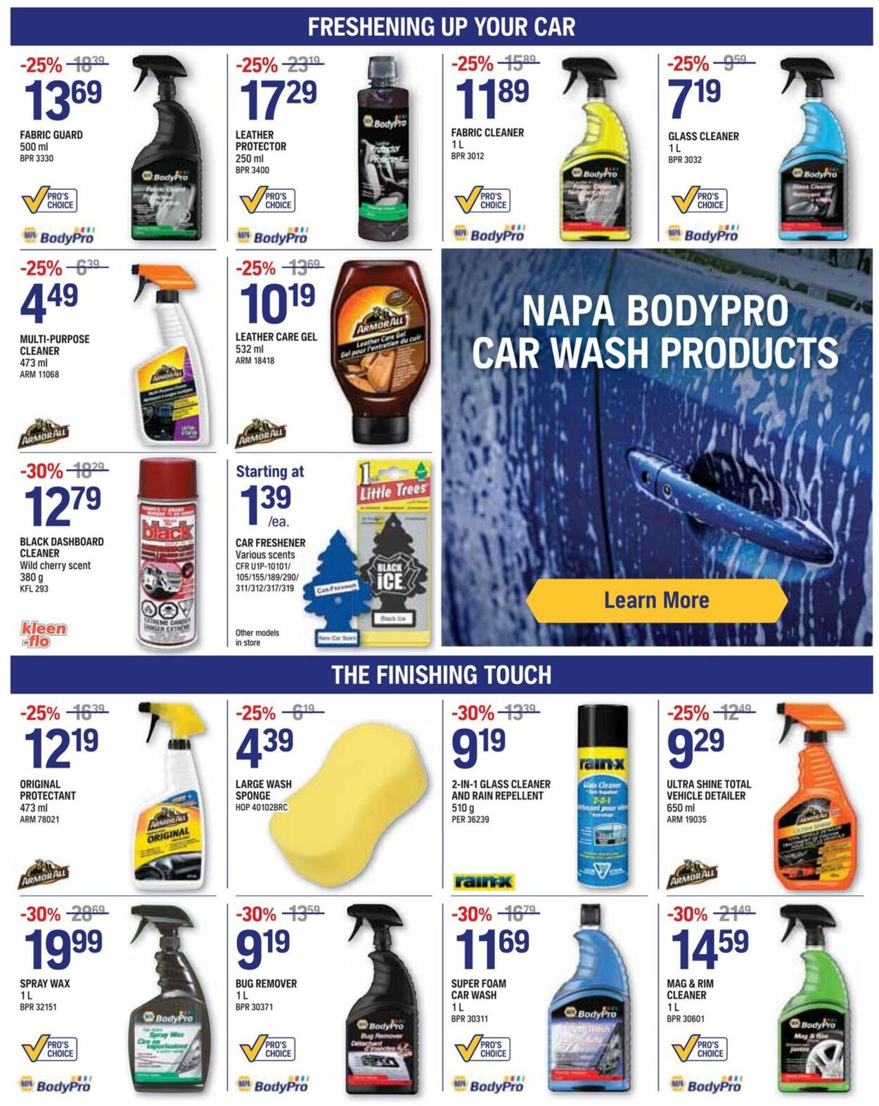 Flyer NAPA Auto Parts 01.08.2024 - 31.08.2024