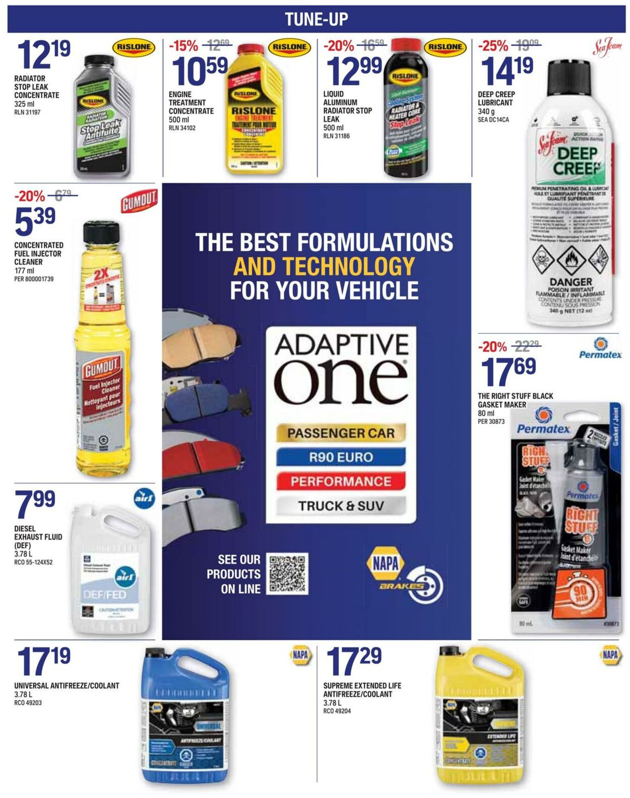 Flyer NAPA Auto Parts 01.08.2024 - 31.08.2024