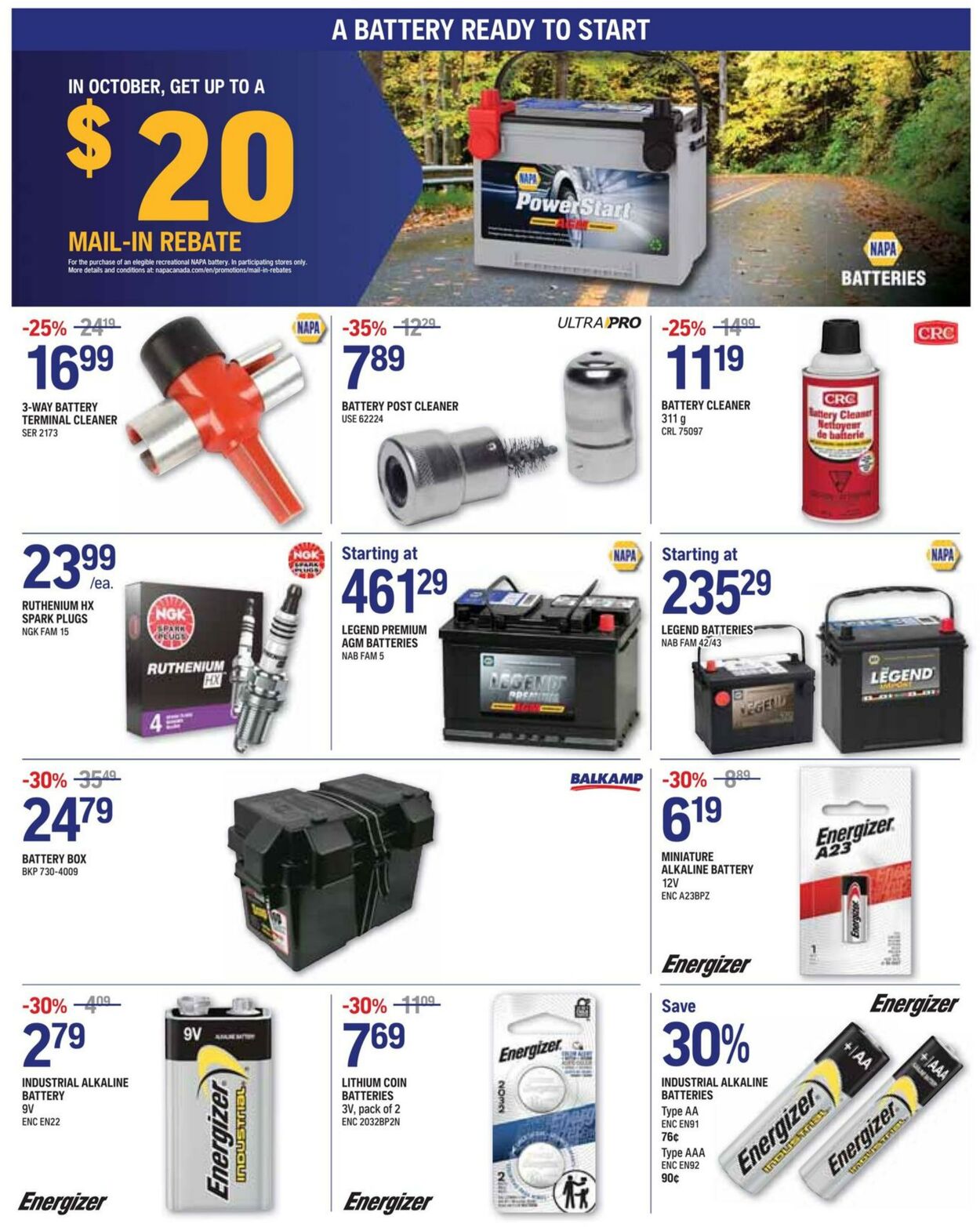 Flyer NAPA Auto Parts 01.10.2024 - 31.10.2024