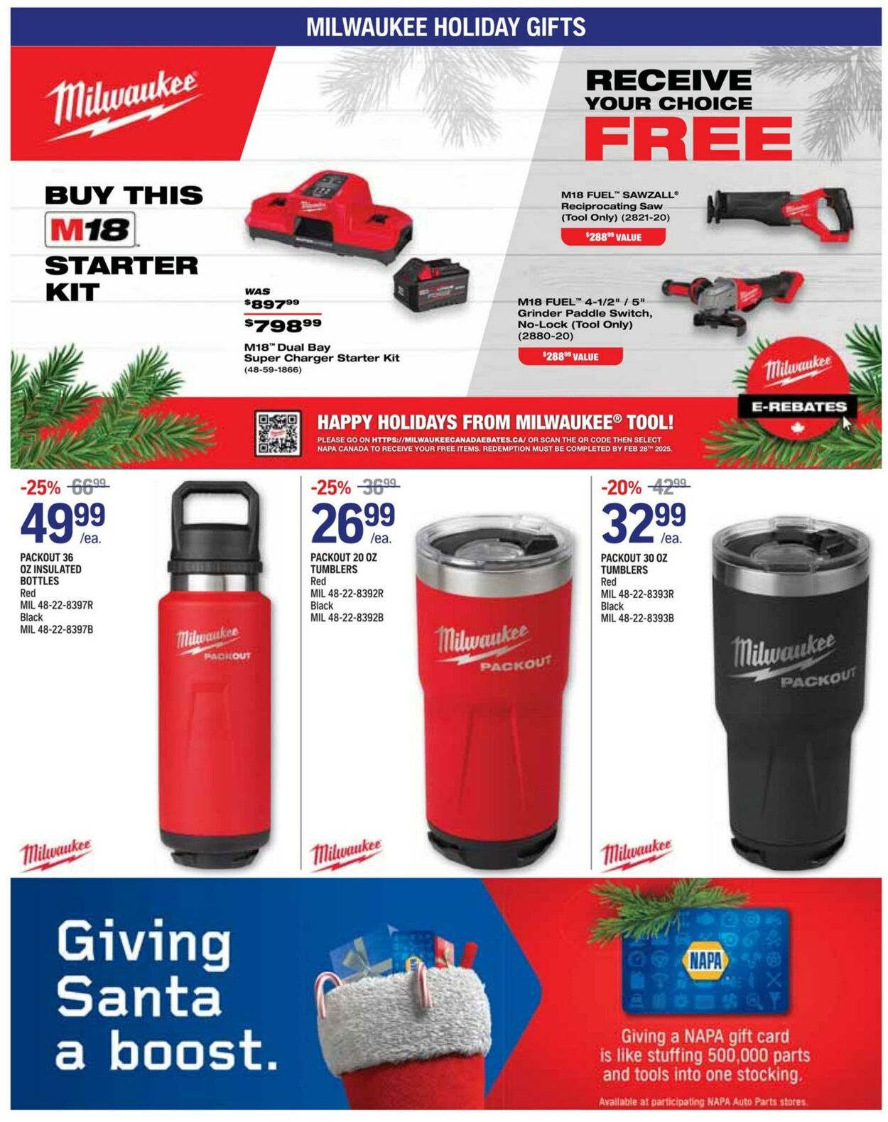 Flyer NAPA Auto Parts 11.11.2024 - 31.12.2024