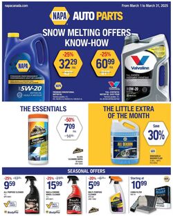 Flyer NAPA Auto Parts 17.01.2024 - 01.01.2025