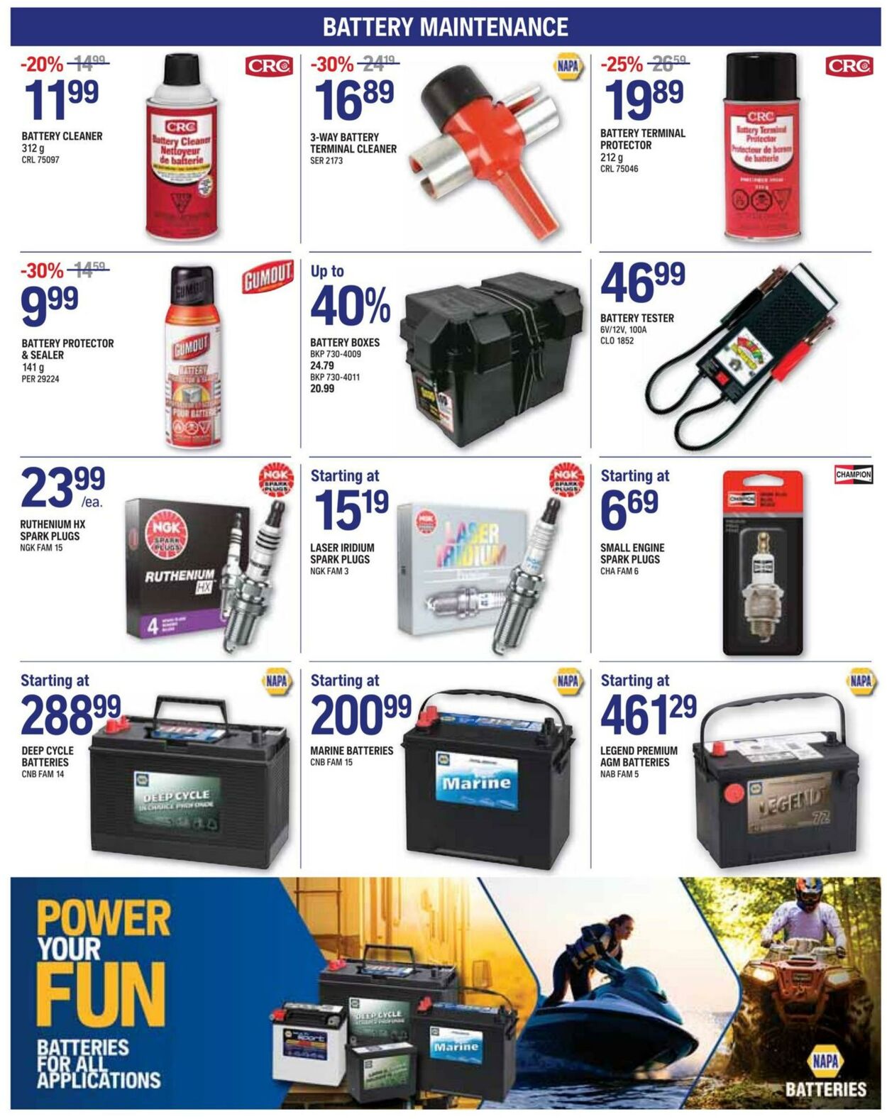 Flyer NAPA Auto Parts 01.08.2024 - 31.08.2024