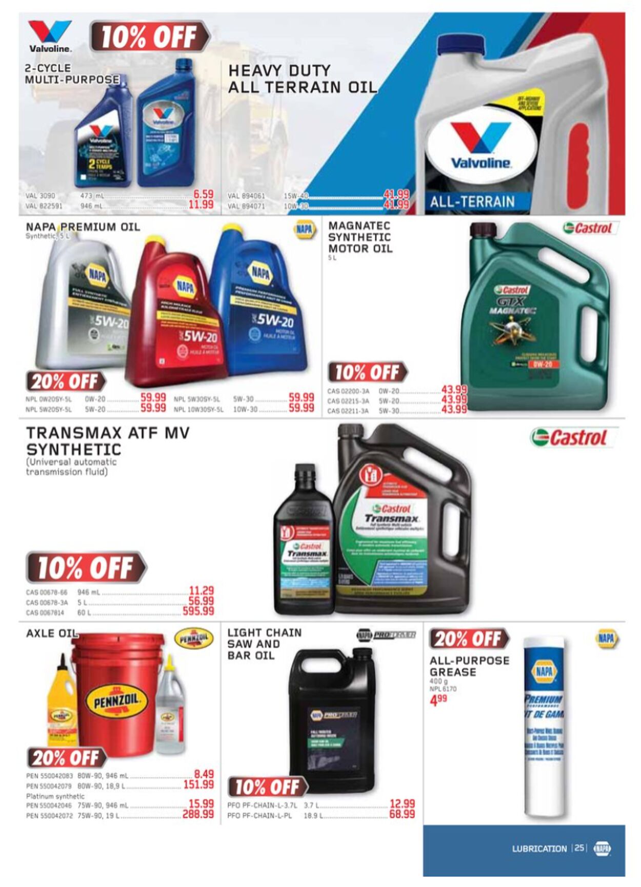 Flyer NAPA Auto Parts 01.01.2023 - 31.03.2023