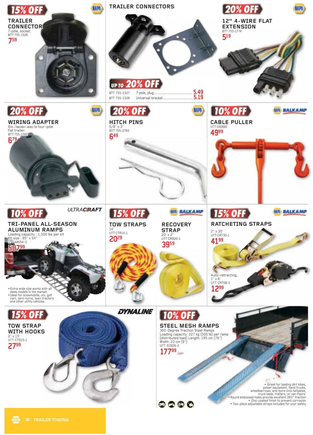 Flyer NAPA Auto Parts 01.07.2022 - 30.09.2022