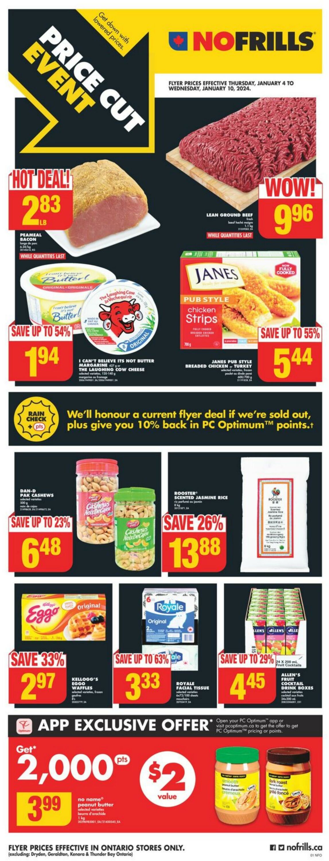 No Frills Promotional Flyer Ontario Valid from 04.01 to 10.01