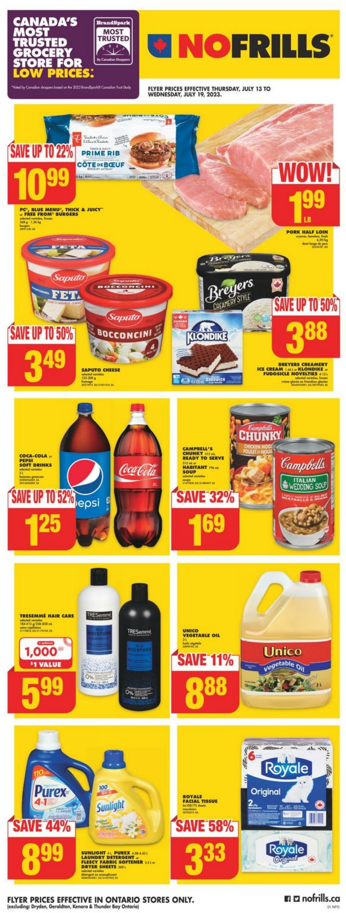 Flyer No Frills 13.07.2023 - 19.07.2023