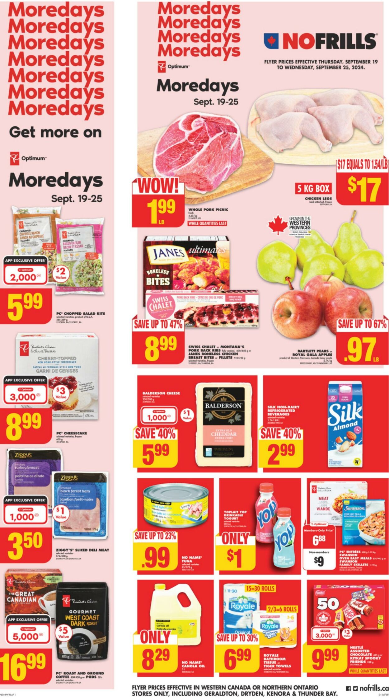 No Frills Promotional flyers