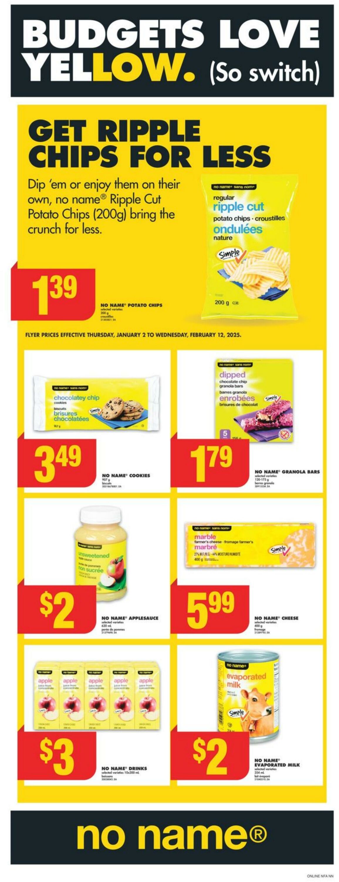 Flyer No Frills 02.01.2025 - 08.01.2025