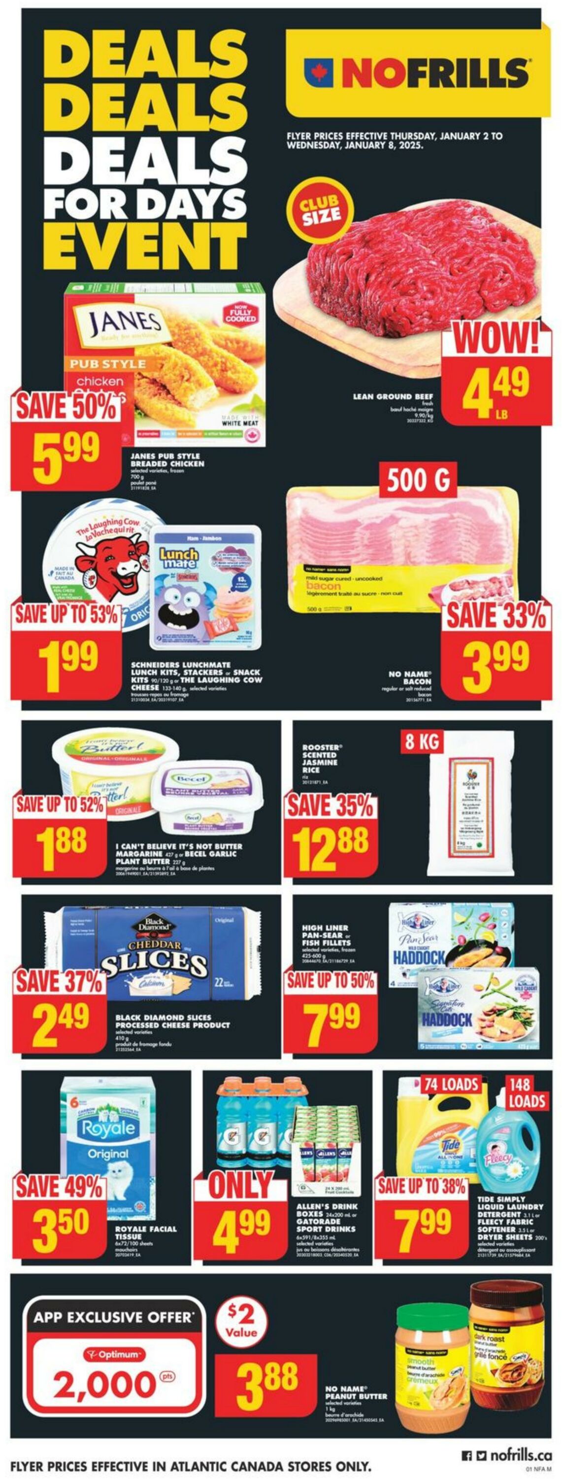 Flyer No Frills 02.01.2025 - 08.01.2025