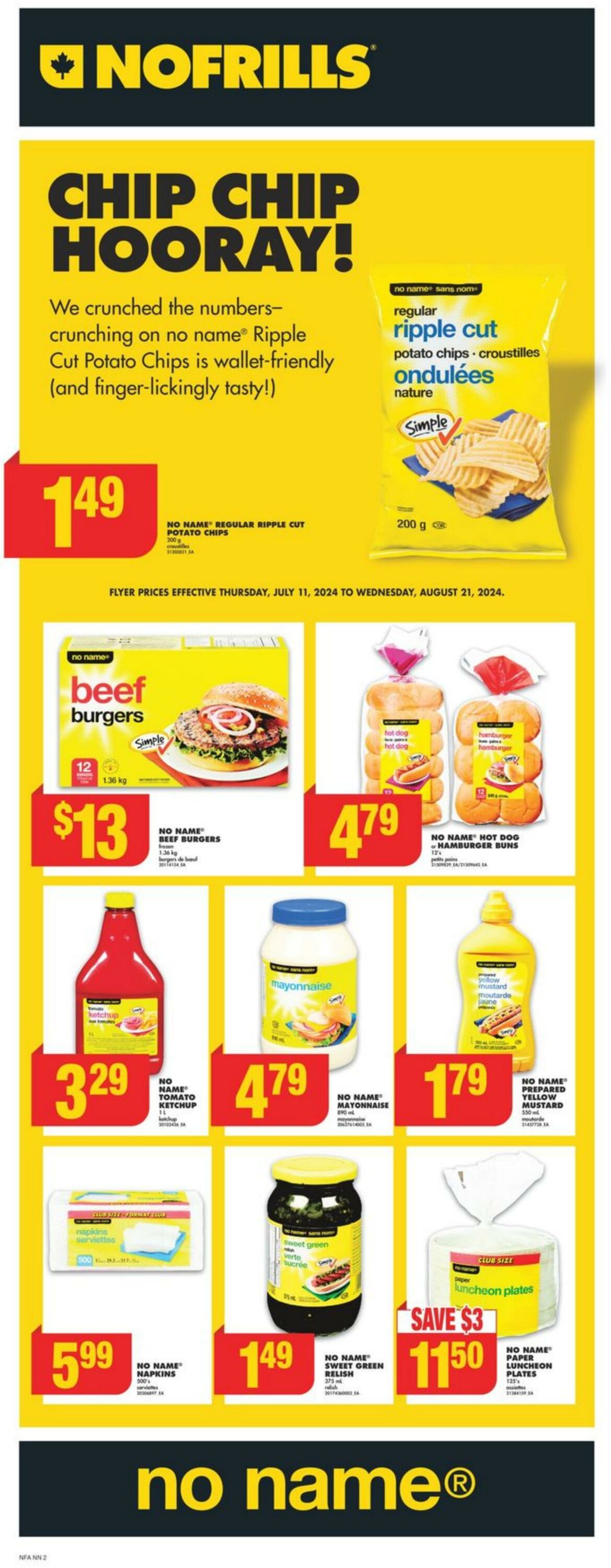 Flyer No Frills 15.08.2024 - 21.08.2024