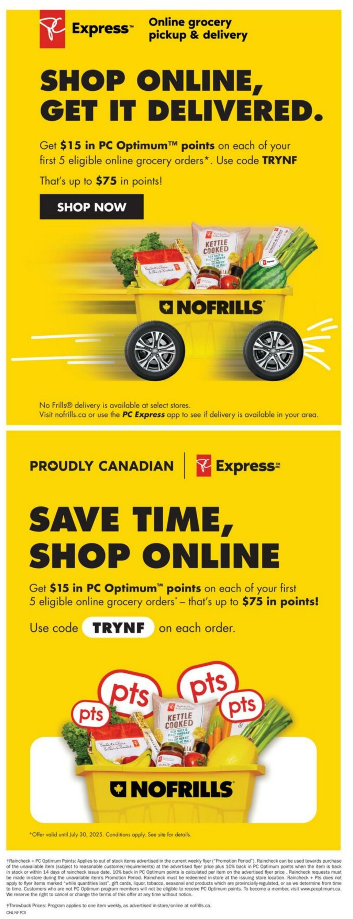Flyer No Frills 31.07.2025 - 06.08.2025