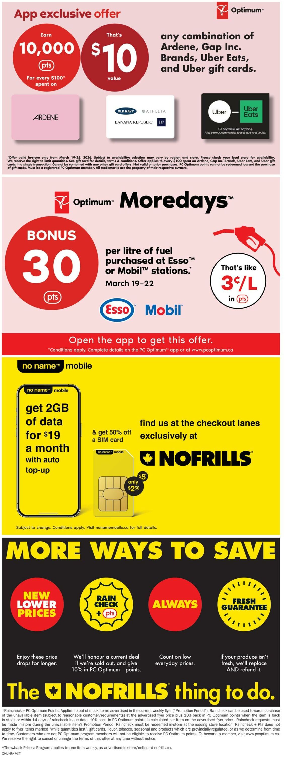 Flyer No Frills 19.03.2026 - 25.03.2026