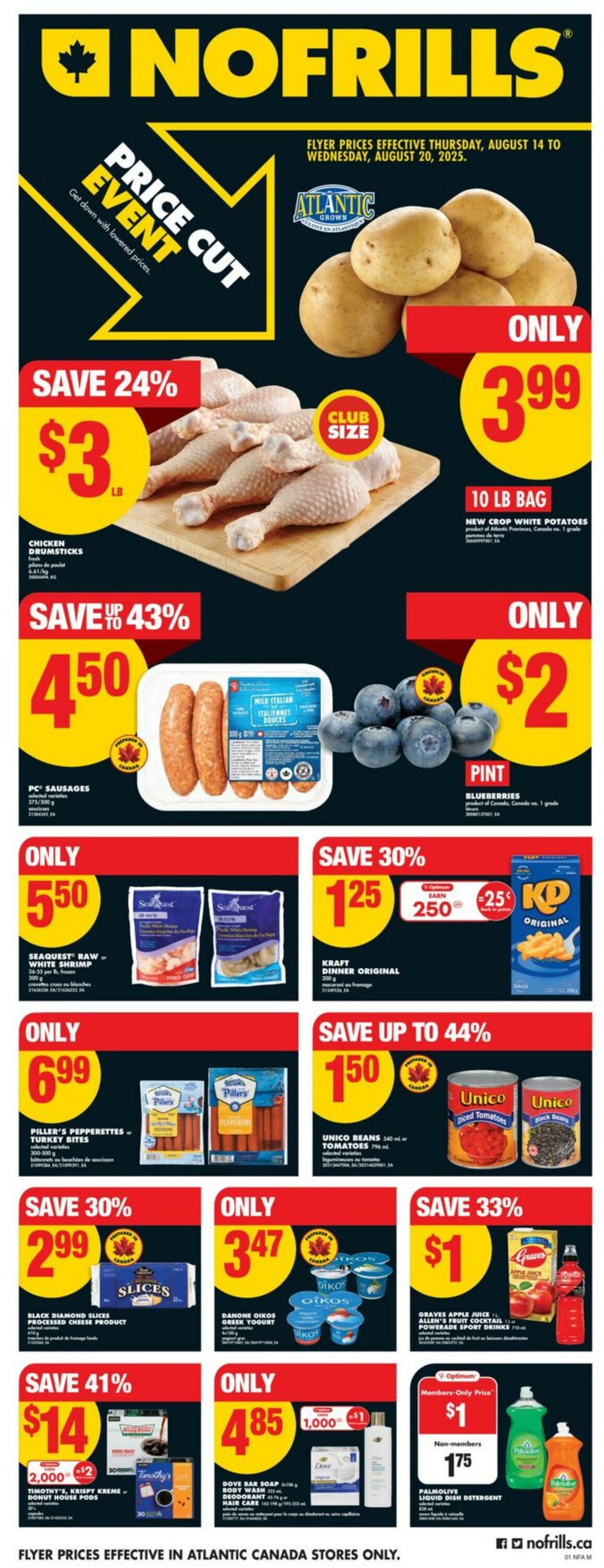 Flyer No Frills 14.08.2025 - 20.08.2025