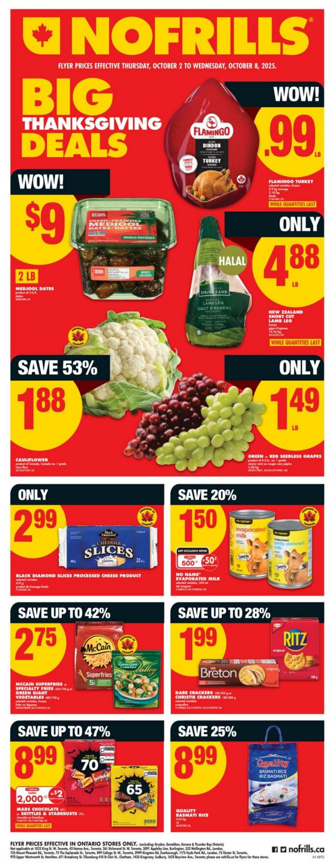 Flyer No Frills 02.10.2025 - 08.10.2025