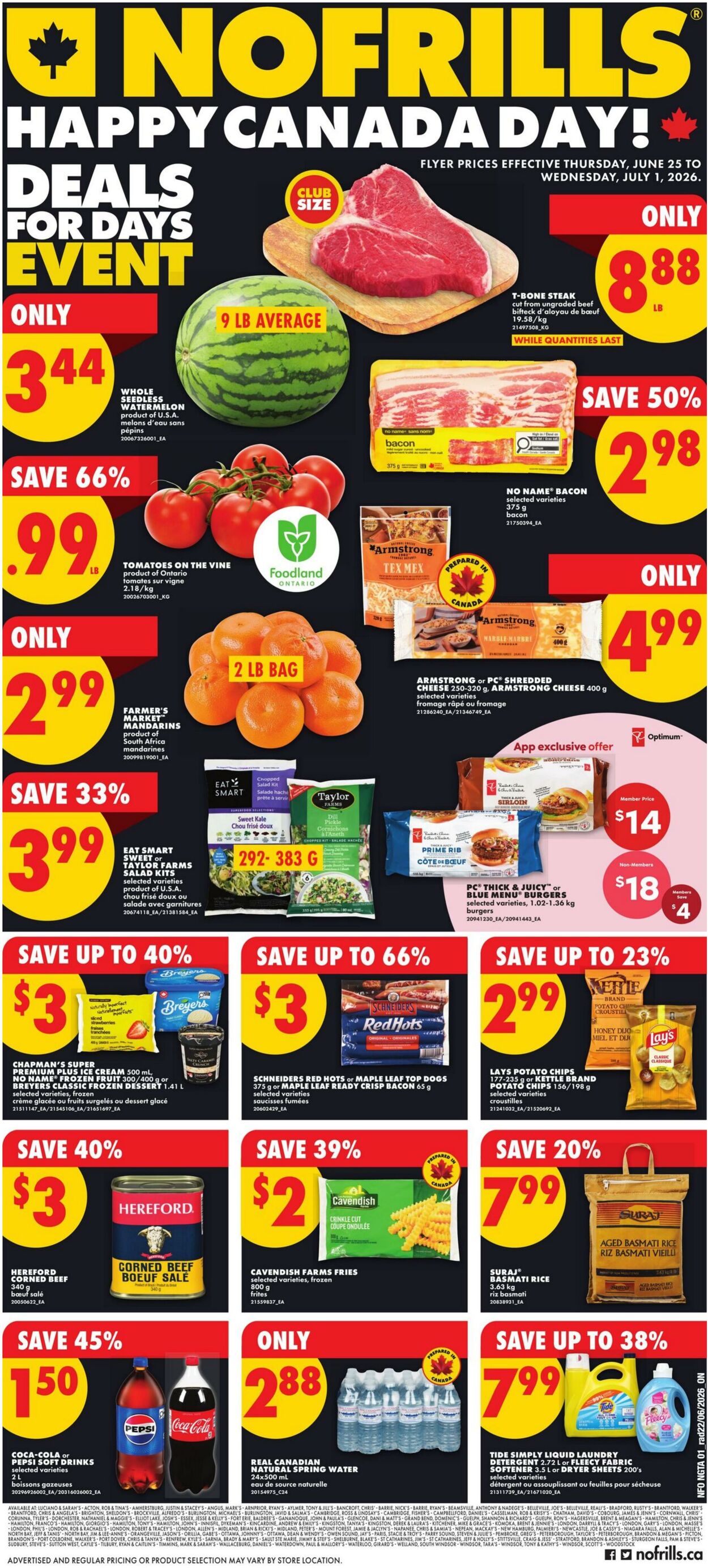 Flyer No Frills 25.06.2026 - 01.07.2026