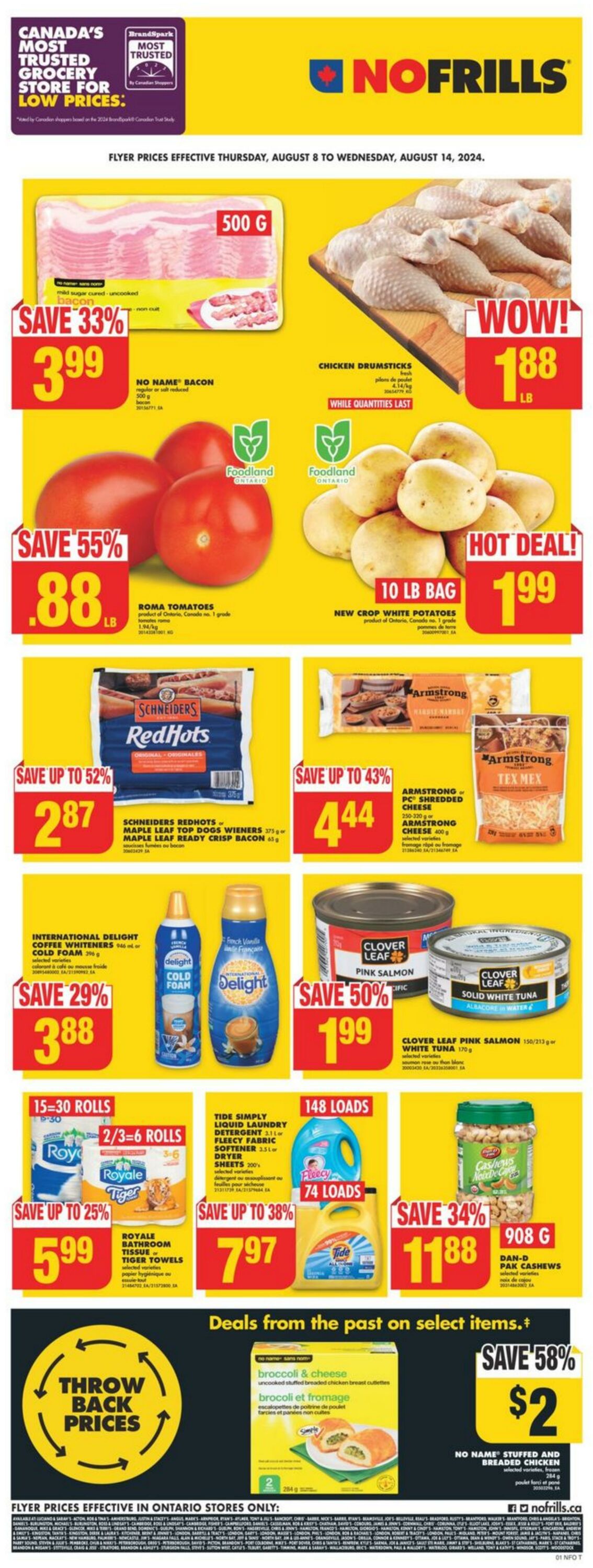 Flyer No Frills 08.08.2024 - 14.08.2024