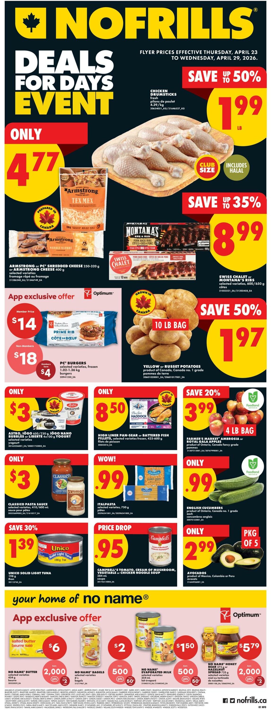 Flyer No Frills 23.04.2026 - 29.04.2026