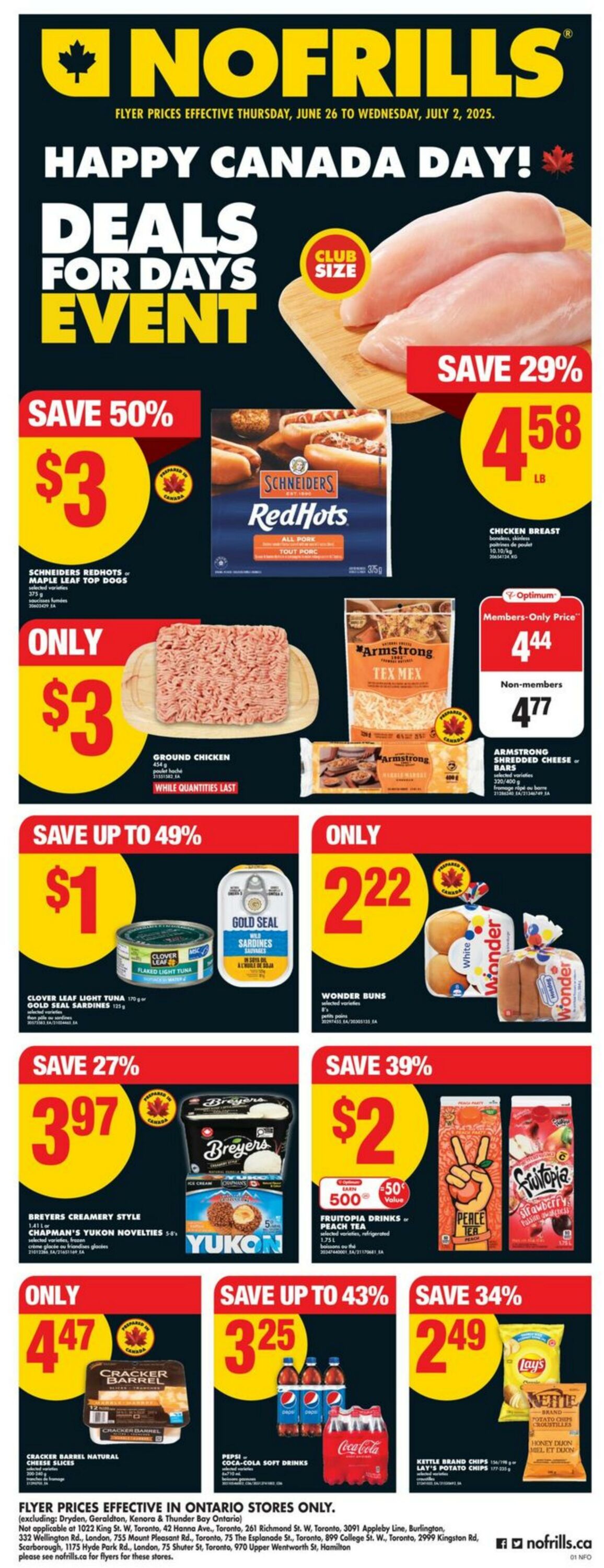 Flyer No Frills 26.06.2025 - 02.07.2025