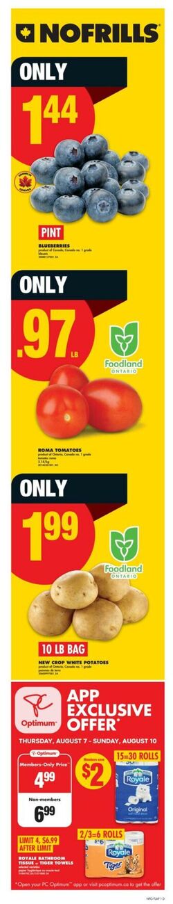 Flyer No Frills 07.08.2025 - 13.08.2025