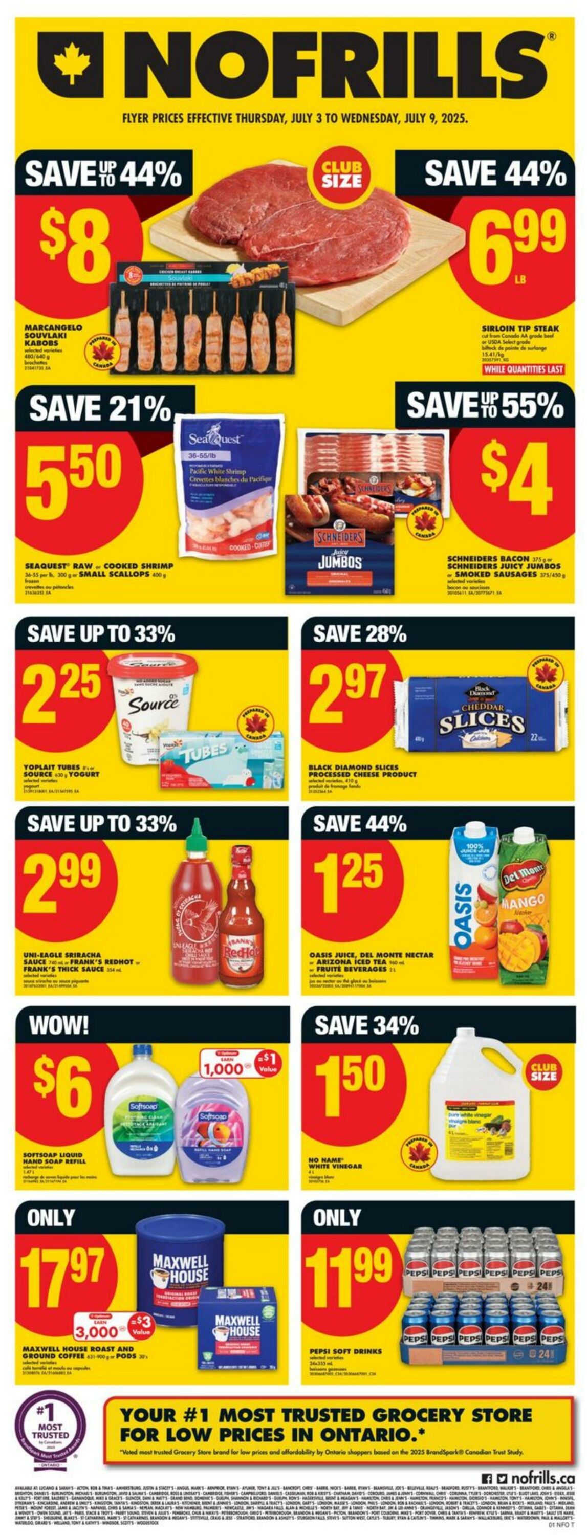 Flyer No Frills 03.07.2025 - 09.07.2025