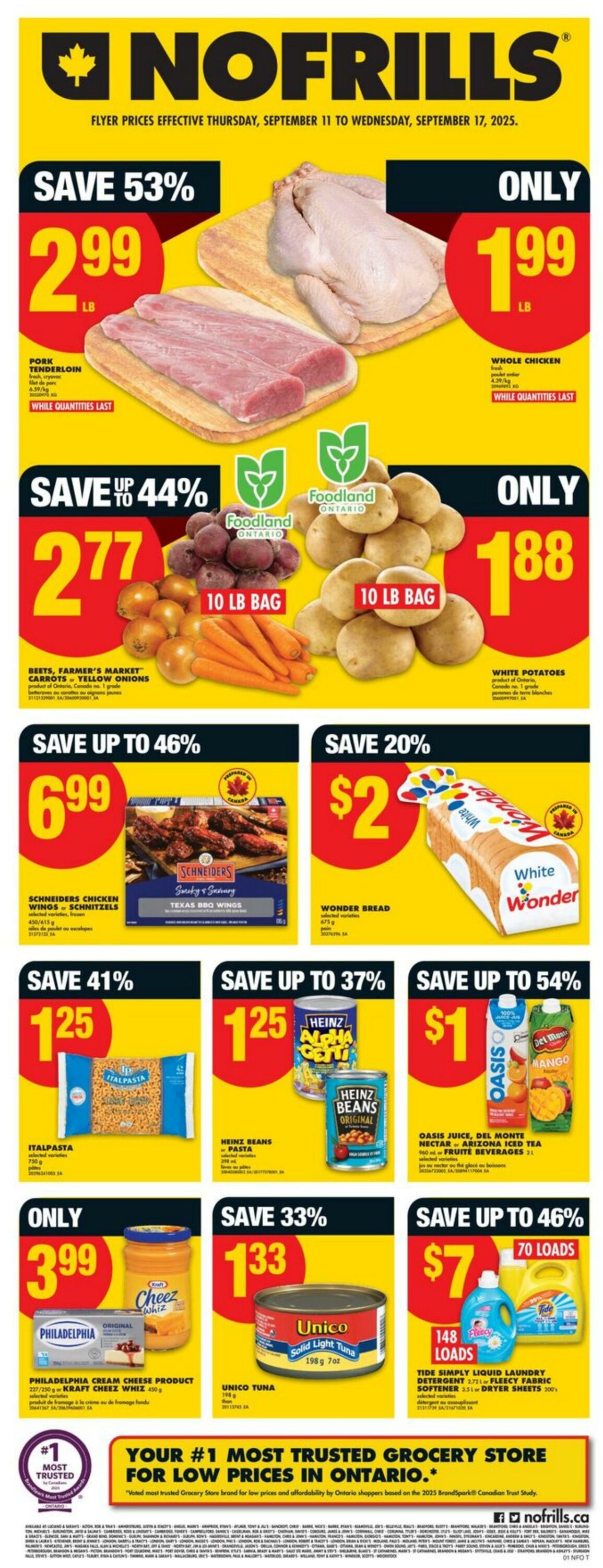 Flyer No Frills 11.09.2025 - 17.09.2025