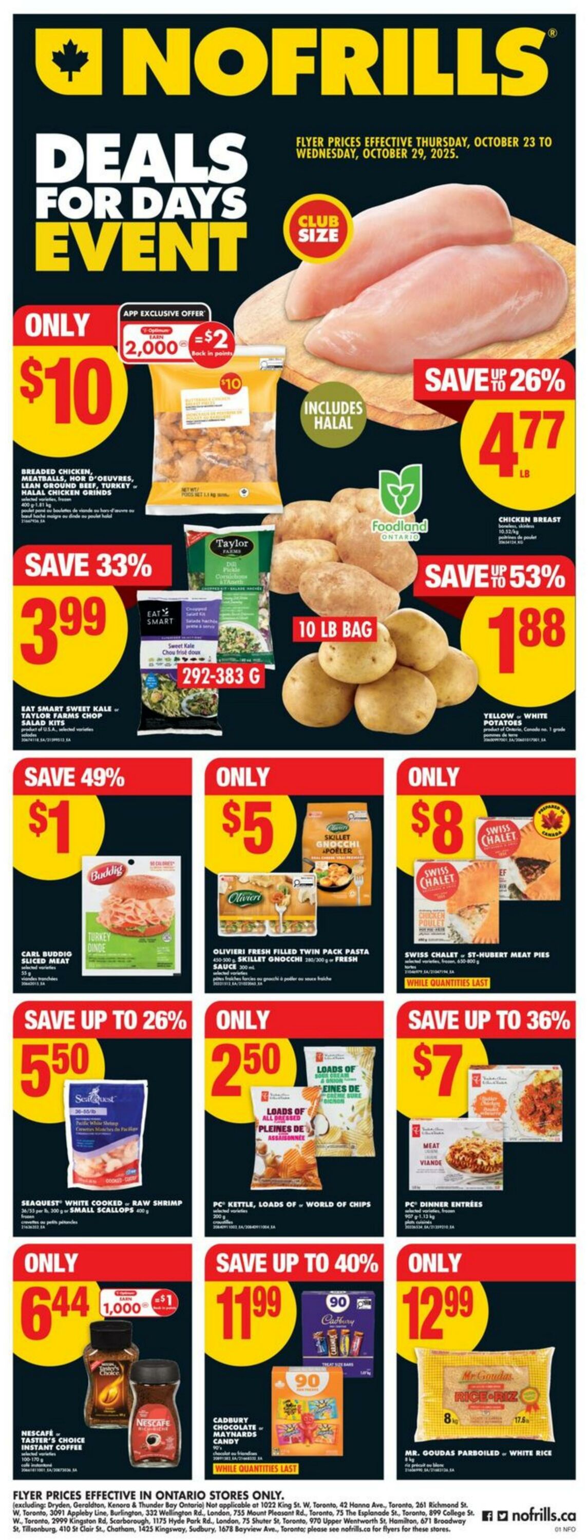Flyer No Frills 23.10.2025 - 29.10.2025