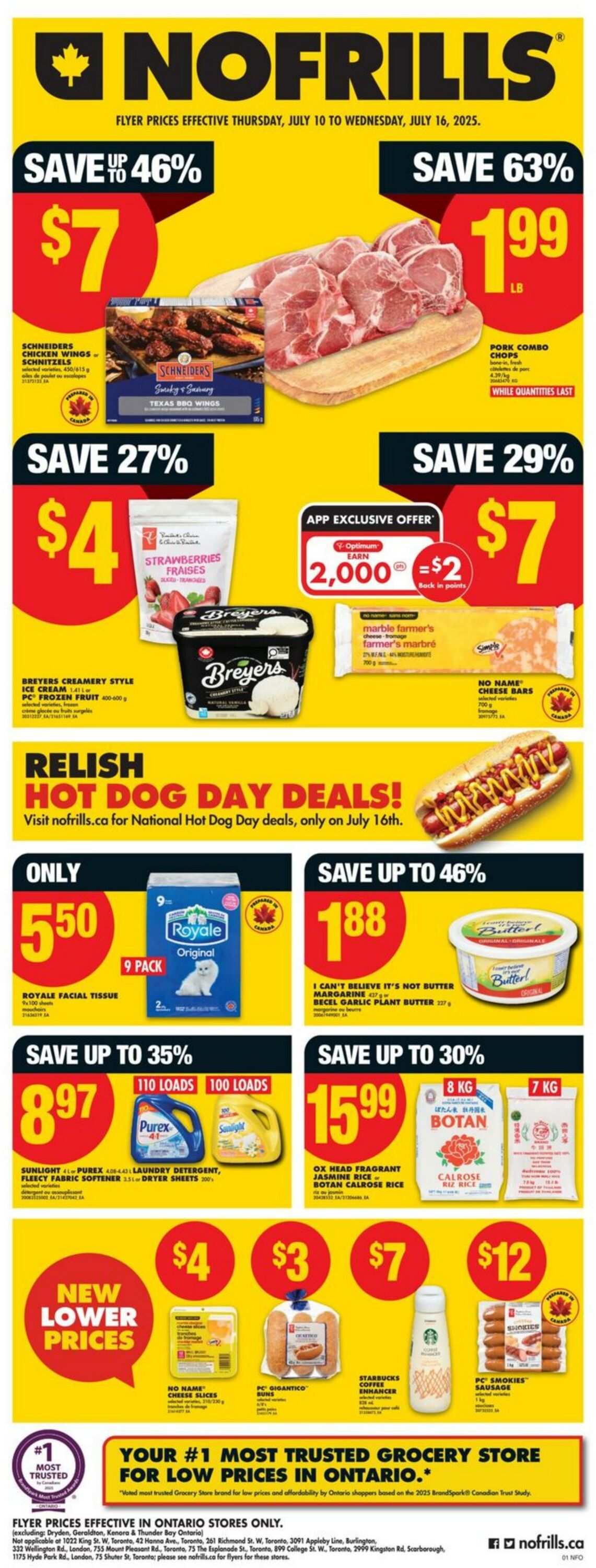 Flyer No Frills 10.07.2025 - 16.07.2025