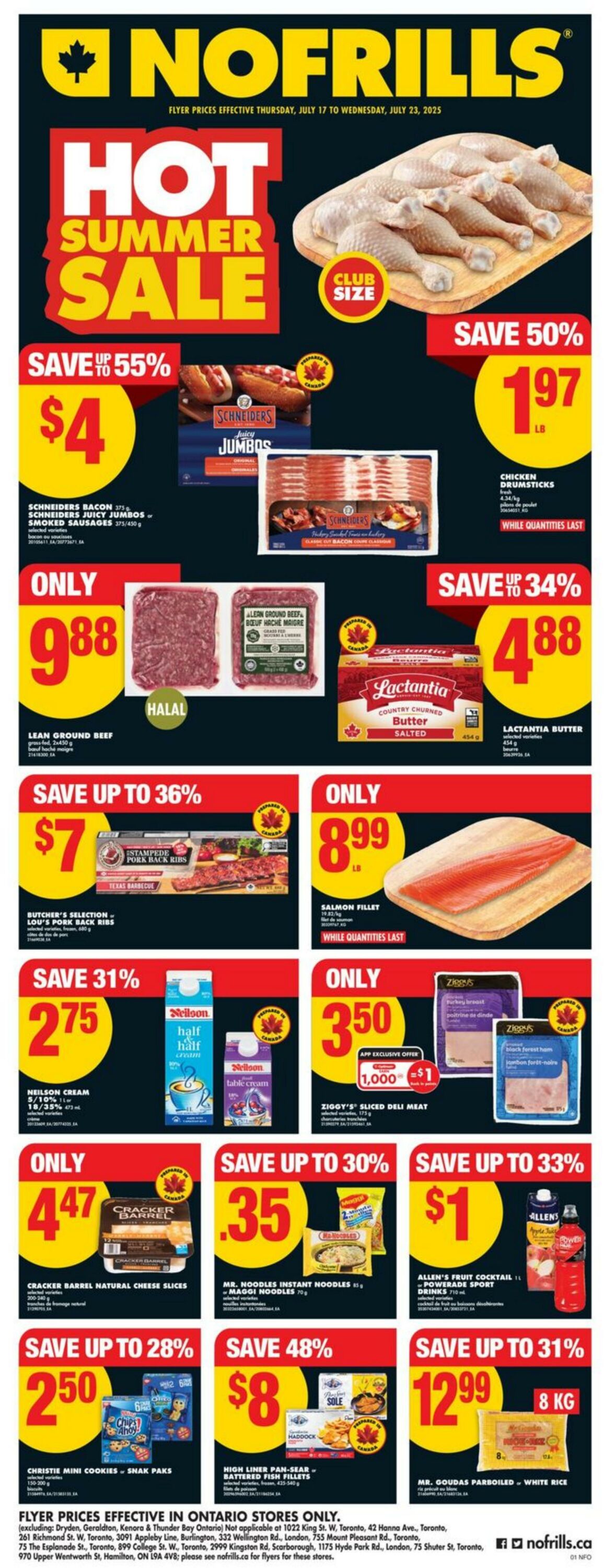 Flyer No Frills 17.07.2025 - 23.07.2025