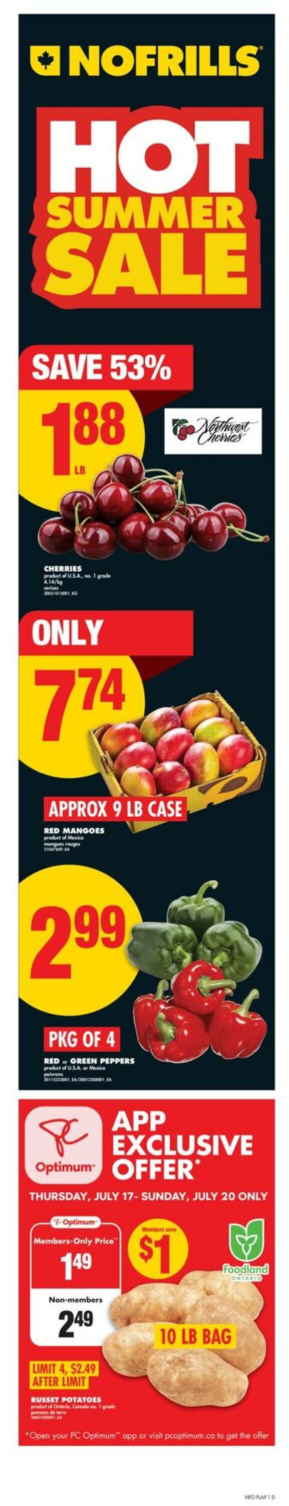 Flyer No Frills 17.07.2025 - 23.07.2025