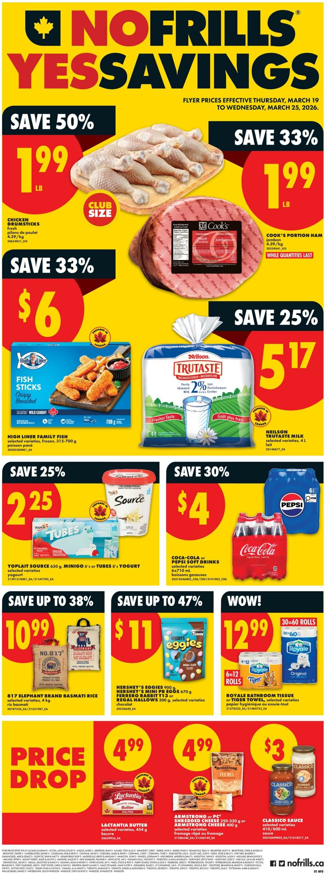 Flyer No Frills 19.03.2026 - 25.03.2026
