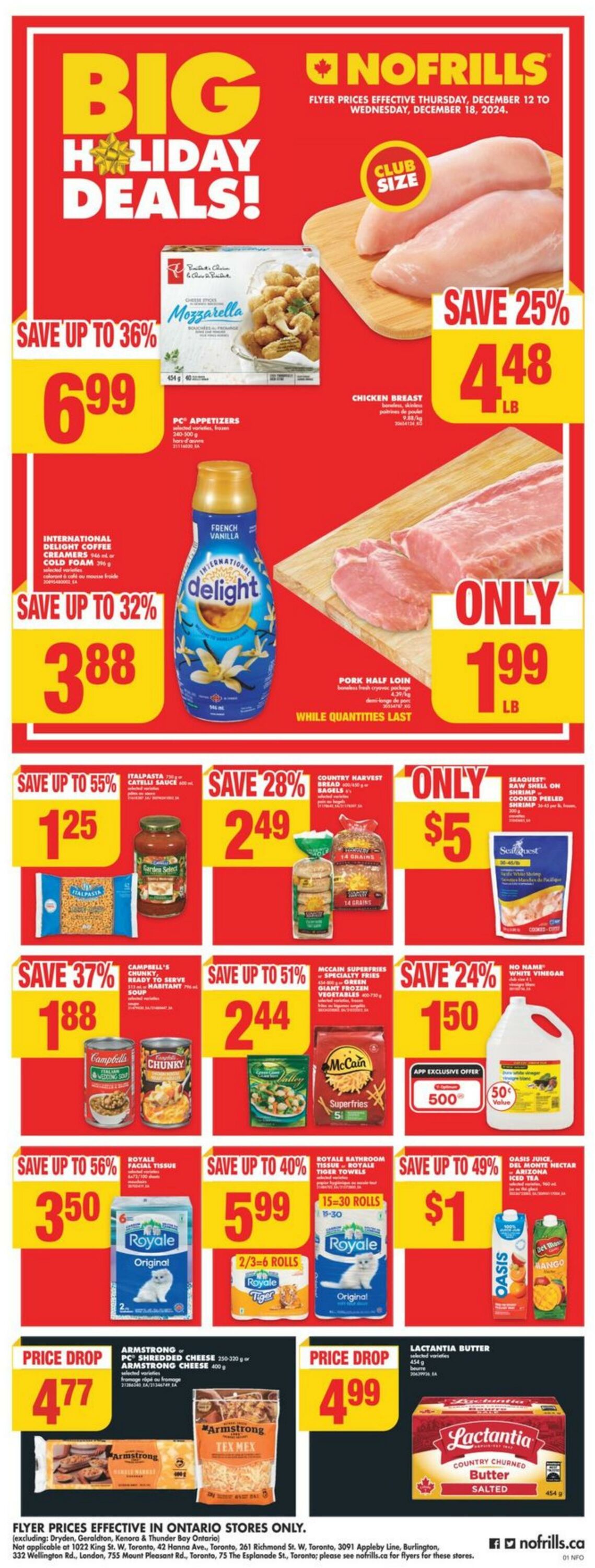 Flyer No Frills 12.12.2024 - 18.12.2024