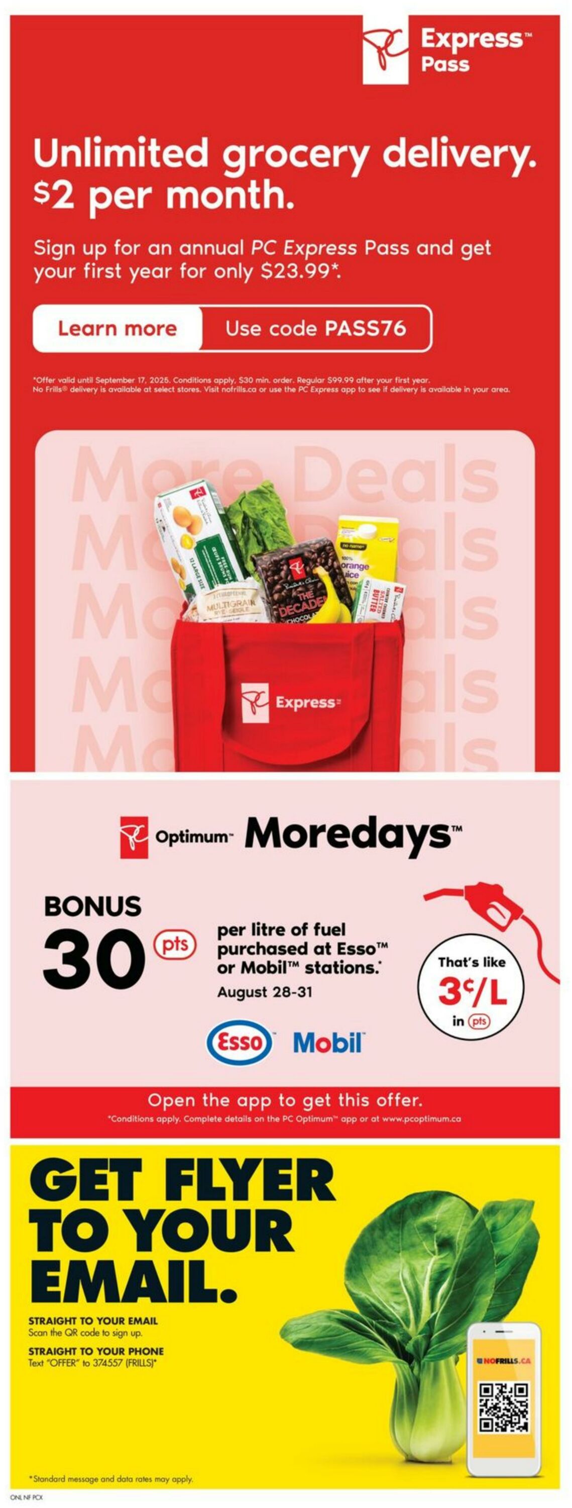 Flyer No Frills 28.08.2025 - 03.09.2025