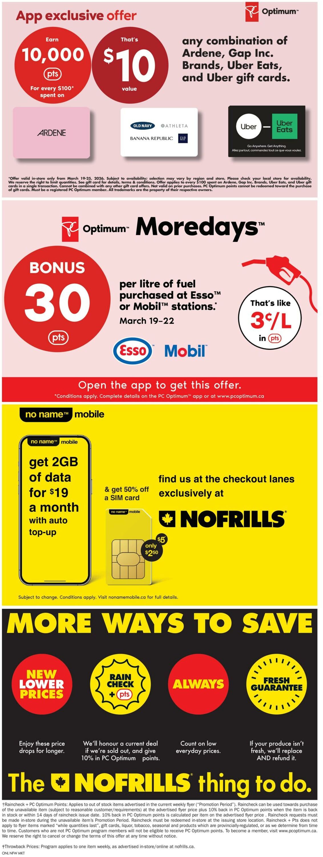 Flyer No Frills 19.03.2026 - 25.03.2026