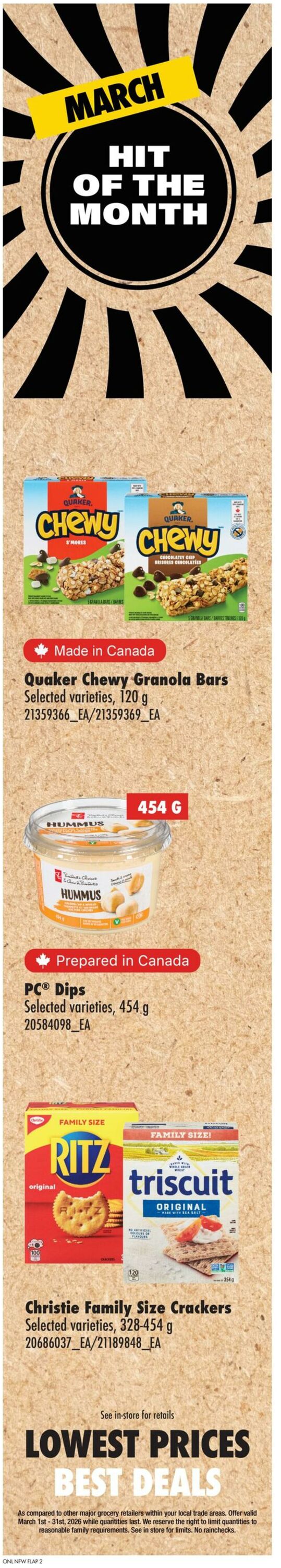 Flyer No Frills 19.03.2026 - 25.03.2026